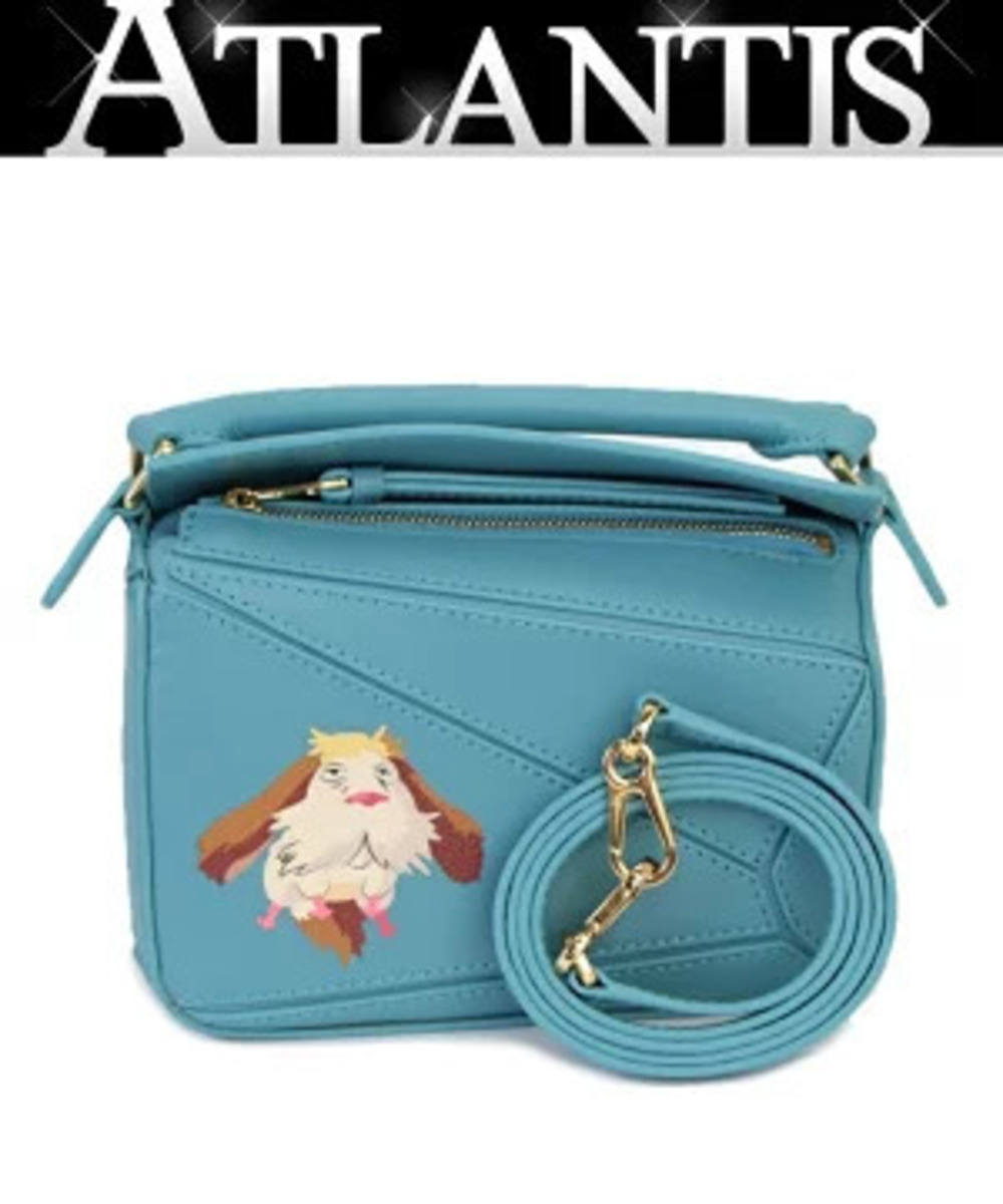 Loewe passport bag blue inspired by Studio Ghiblis Howls Moving Castle